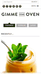 Mobile Screenshot of gimmesomeoven.com